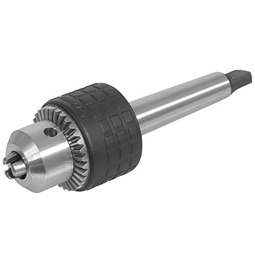 1/2” Drill Chuck with Tapered Lathe Mount Arbor. Ideal For Securing Standard Twist