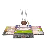 Fragancias incluidas Lote 02: Nag Champa, Lemon Grass, Mirra, Jazmín, Super Hit, Musk, Ruda, Tulsi, Canela y Mantram.