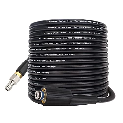 Manguera de repuesto para hidrolimpiadora 10 m * 160 bar, compatible con limpiadoras de alta presión Lavor Super Wash 160…