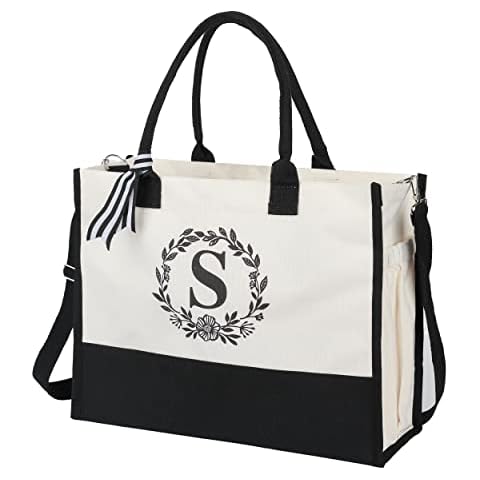 Didida Bolso de lona para mujer con correas de hombro y hebilla magnética Cover