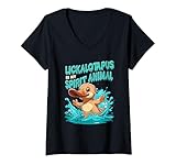 Photo Gallery donna lickalotopus è il mio spirito animale fauna selvatica ornitorinco umorismo maglietta con collo a v Photo Gallery donna lickalotopus è il mio spirito animale fauna selvatica ornitorinco umorismo maglietta con collo a v