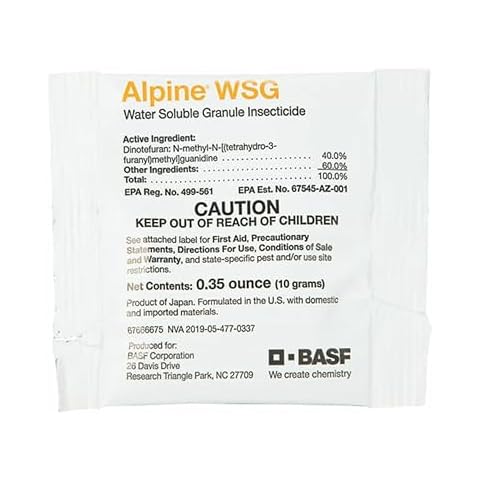 BASF Alpine WSG Water Soluble Granule Insecticide, Indoor Outdoor Pest Control for Ants, Flies, Bed Bugs, German Cockroach, 5 Count .35 oz Packet Cover