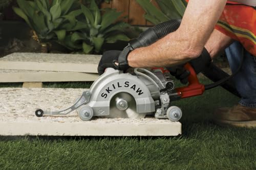 Image of SKILSAW SPT79-00 15-Amp Medusaw Worm Drive Saw for Concrete, 7 inch,Silver
