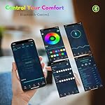 50ft Outdoor String Lights Color Changing - Patio Lights Outdoor Waterproof with 20 Dimmable RGBW Bulbs, Shatterproof, Music Mode, Connectable, Remote & App Control for Halloween, Christmas - Image 4