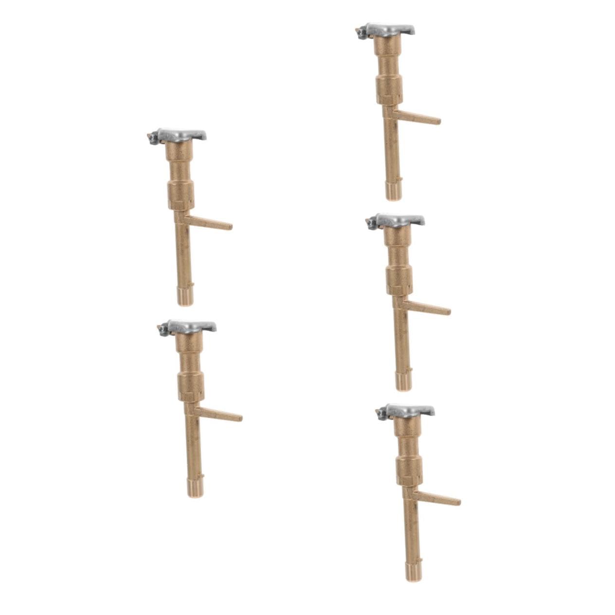 TOYANDONA 5 Set Valvola per Irrigazione Rame Valvola Sottoterra per Rapido all per e Aree Design Leggero e Resistente Facile Installazione e