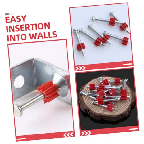 Image of ULTECHNOVO 100pcs Extended Nails for Wall Art Hanging Woodworking Straight Nails Versatile Fixing for Pictures Floorboards Hardware