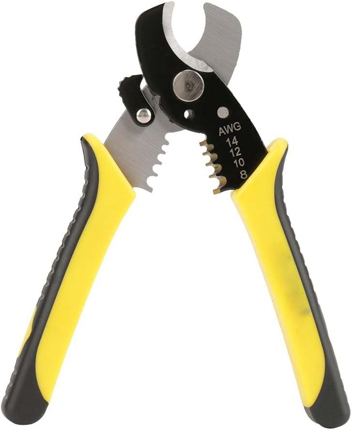 UPTODATETOOLS 2 in 1 Wire Stripper Plier Cable Cutter Cutting Scissor Stripping Pliers Cutter Multi Hand Tool (B0D56W8S5G) Amazon Price History, Amazon Price Tracker
