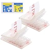 EZ Pass Mounting Strips with Adhesive for EZ Pass/iPass Illinois/Sunpass Cars Windshield Toll Transponder Holders | Sticky Replacement Double Sided Tape Sticker,4 Pieces|2 Sets