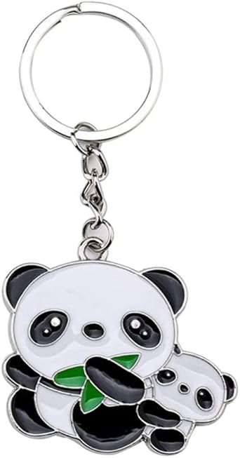 Panda Keychain Charm for Girls - Panda Keyring Gift Key Chains