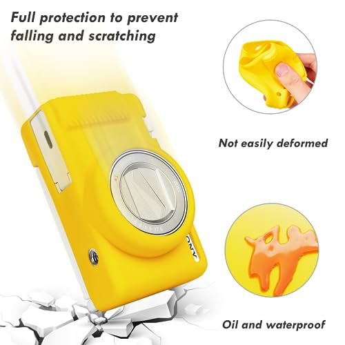 Funda Silicona para Cámara Sony ZV1F ZV-1 II Amarilla miniatura 4