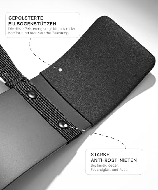 DMoose Fitness Arm Blaster for Biceps and Triceps - Heavy Duty Aluminum, Soft Neck Padding & Adjustable Straps - Bicep Curl Support for Isolation & Strength Training - Biceps Workout Equipment for Men