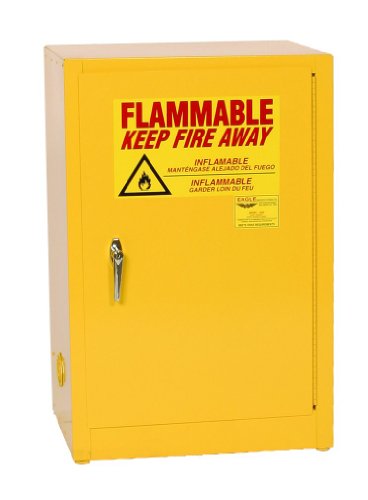 Eagle Safety Cabinet for Flammable Liquids, 1 Door Manual Close, 12 Gallon, 35
