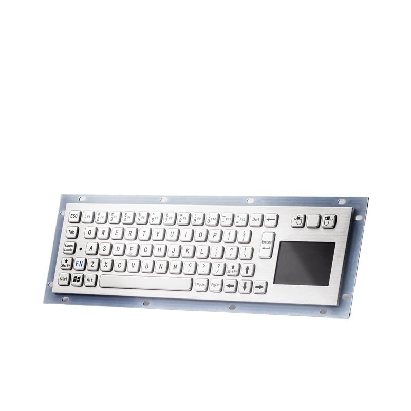 Teclado y mouse de acero inoxidable: máxima resistencia IP65 y conexión USB 5