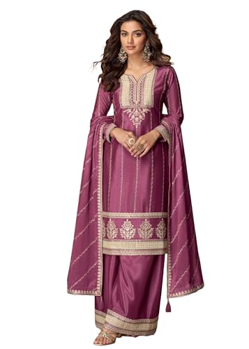 Combinaison indienne en chinnon 15318 révélez votre éclat unique