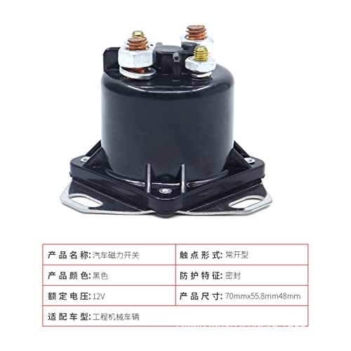Relé de arranque 24V interruptor magnético automotriz de cuatro esquinas para máquina 3