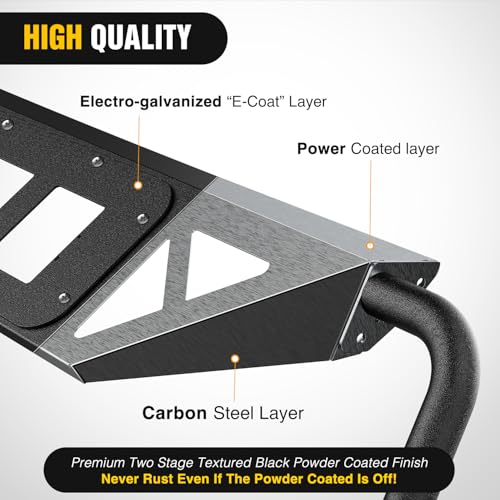 Image of Nilight Windshield Frame Cover for 2021-2026 Ford Bronco 2 /4 Door | with light for 2021 2022 2023 2024 2025 2026 Accessories Roof Sun Visor Cowl Body Armor with 4 x LED Lights Black