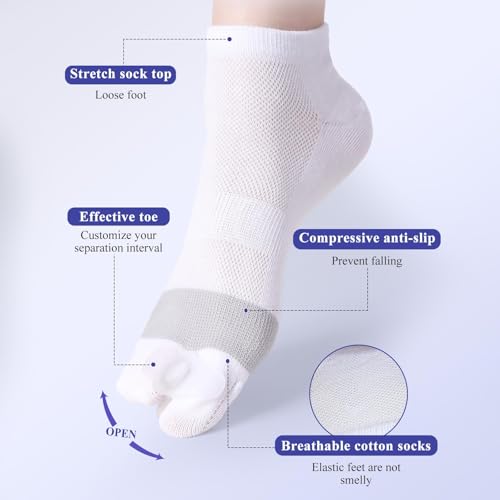 Image of Bunion Socks For Women & Men,Bunion Relief Socks,Big Toe Separator Socks,Toe Straightener Alignment, Hallux Valgus