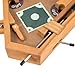 Hey! Play! Baseball Pinball Tabletop Skill Game - Classic Miniature Wooden Retro Sports Arcade Desktop Toy for Adult Collectors and Children, NULL, 13 x 12.25 x 8