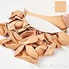 PartyWoo Nude Balloons 50pcs 5 Inch Apricot Boho Fall Neutral Latex Helium Balloons for Graduation Wedding Anniversary Birthday Boy Baby Shower Woodland Boho Theme Party Decorations Brown-F05 #3