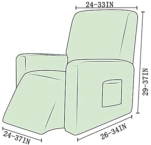 Funda de sillón reclinable elástica lavable que soluciona el desgaste de su sofá 5