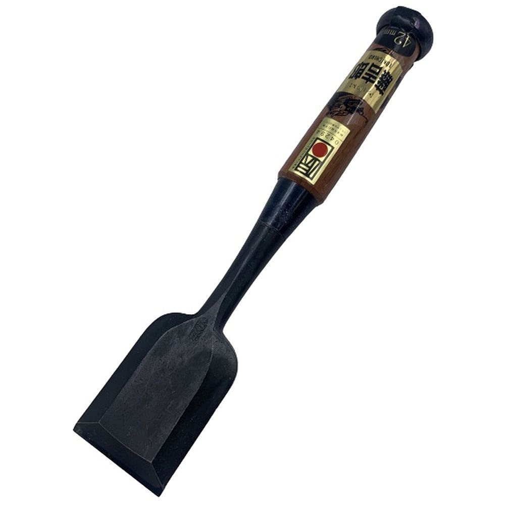 Amazon.co.jp: 藤吉郎 追い入れ鑿 伝統シール付 赤樫柄 42mm : DIY 