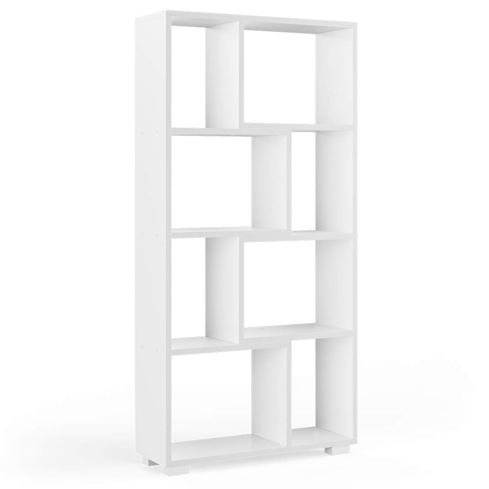 Vicco Meuble de Rangement Cube Domus, Blanc, 60.2x120cm 8 Compartiments, utilisable pour Une répartition Flexible de l’Espace et Le Rangement