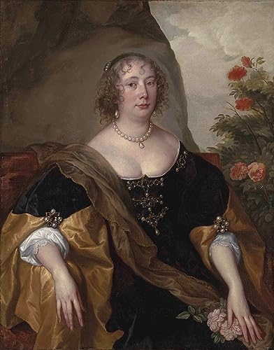 Peinture d'art mural Béatrice par Van Dyck : affiche artistique haut de gamme 60x90cm