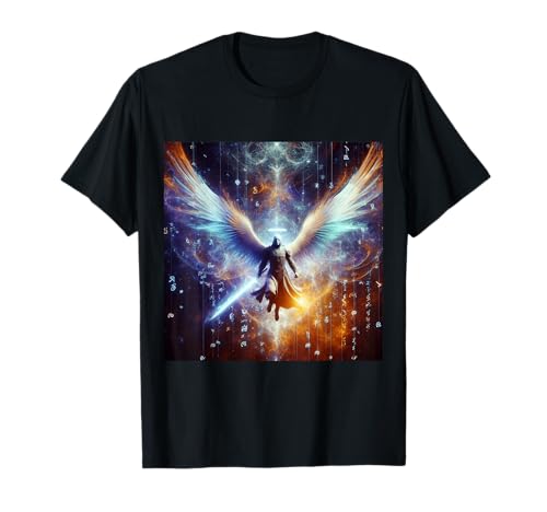 知恵の大天使 ウリエル アート キリスト教 ファンタジー グラフィック Tシャツ