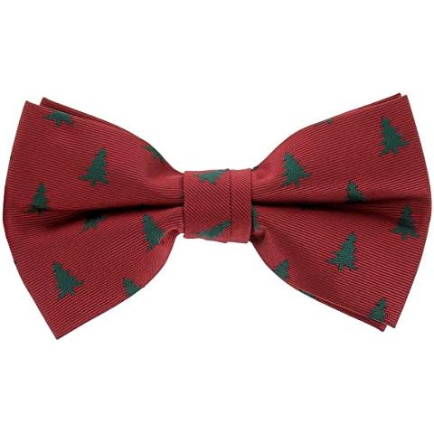 Noeud Papillon Rouge Sapin de Noël - cravateSlim Cover