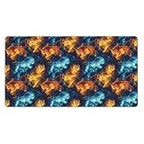Utilisation polyvalente : idéal pour les bureaux, les installations à domicile et les espaces de jeu, ce tapis de souris de jeu imprimé tigre ciel étoilé offre à la fois fonctionnalité et style. Il est adapté pour les ordinateurs de bureau, les ordinateurs portables ou les consoles, et peut également servir de tapis de souris pour les professionnels et les joueurs