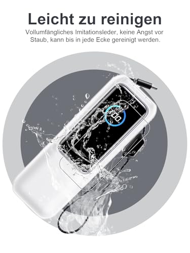 Hülle für Anker Laptop Powerbank, 25000mAh 165W,daunke Enthält Zwei weiche Folien,All-Inclusive-Schutz,Anti-Schock/Kratzer,Drop Protection,Bequem zu halten, Leicht und tragbar (Transparent)
