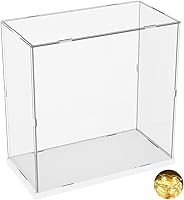 Vista 15 de DuvinDD Vitrina de acrílico para grandes coleccionables, caja transparente de 29 pulgadas de alto para muñeca Bearbrick 1000% Lego 10341 a prueba