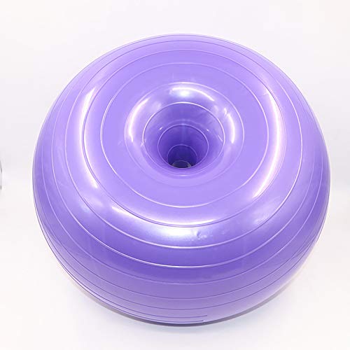 TheStriven Balance Gymnastikball Donut Ball Mit Luftpumpe Donut Übung Schweizer Stabilitätsball Robuster Springball Für Yoga, Pilates Und Gleichgewichtstraining Im Fitnessstudio Büro 50cm X 28cm