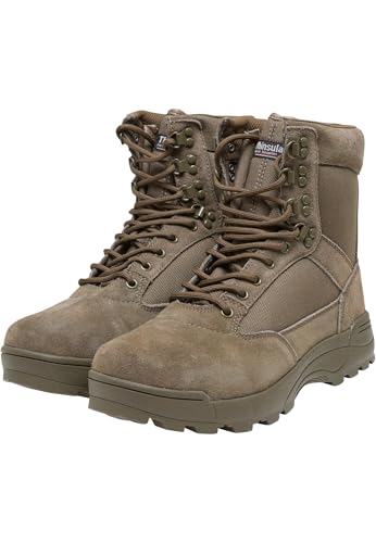 Bottes tactiques Brandit marron taille 42 idéales pour la marche et le chantier