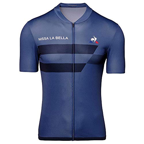 Le Coq Sportif Cycling Jersey SS vêtement cyclisme homme XS bleu marine respirant