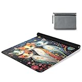 ALAZA Four Cats Yoga Mat Non Slip Fitness Exercise Mat, Workout Mat for Yoga, Pilates and Floor Exercises
