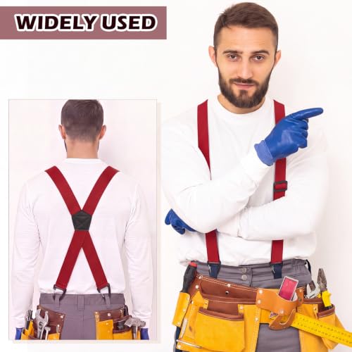 Image of Sintege X Back Hidden Suspenders for Men 1.5 Inch