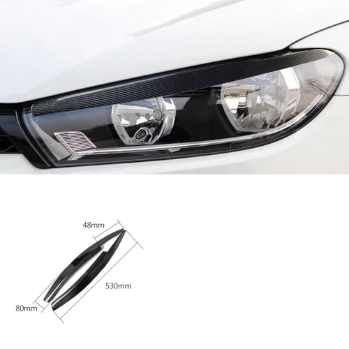 Sourcil phare voiture pour Scirocco 2008-2017 coque paupière