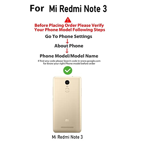 Image of Flip Cover Back Case for Mi Redmi Note 3 | Premium Leather Finish | Inbuilt Pockets & Stand | Flip Cover Back Case for Mi Redmi Note 3 (Blue)