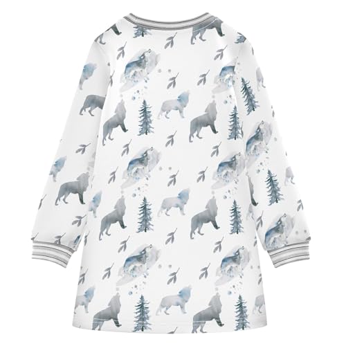 Girls Long Sleeve Dress Winter Dresses Toddler Girl Outfits Fashion Clothes2