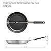 Tramontina Professional 12-Inch Non Stick Large Frying Pan, Heavy-Gauge Aluminum Skillet with Reinforced Nonstick Coating, Gray Handle, Dishwasher and Oven Safe #2