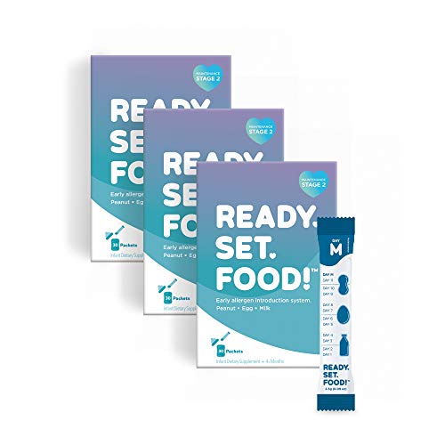 Ready, Set, Food! Early Allergen Maintenance for Babies, Peanut, Egg & Milk: Stage