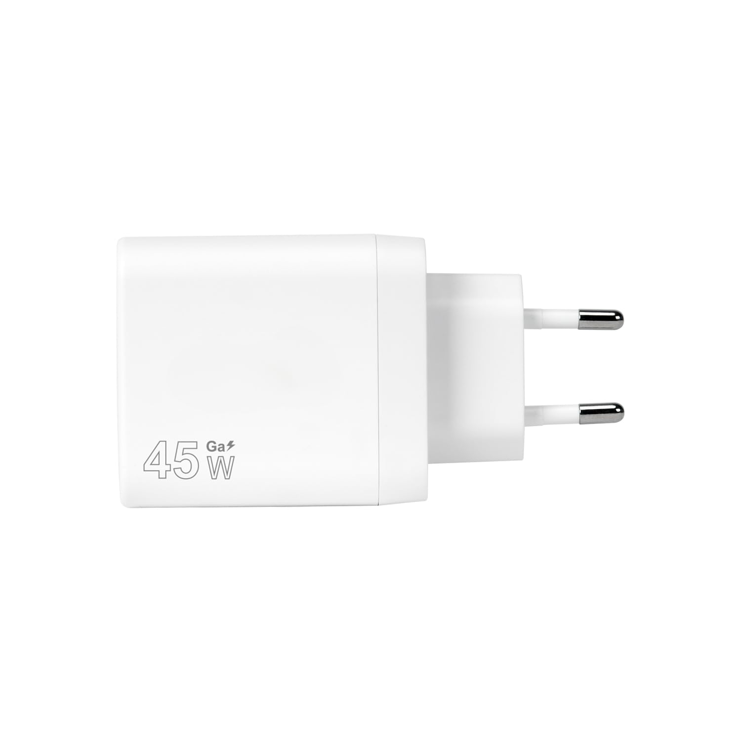 VulTech CC45-1C1A - uniwersalna ładowarka 45 W GaN USB + Type-C/USB-C PD3.0 QC3.0 PPS, kompatybilna ze smartfonami, tabletami i notebookami - biała, kompaktowa