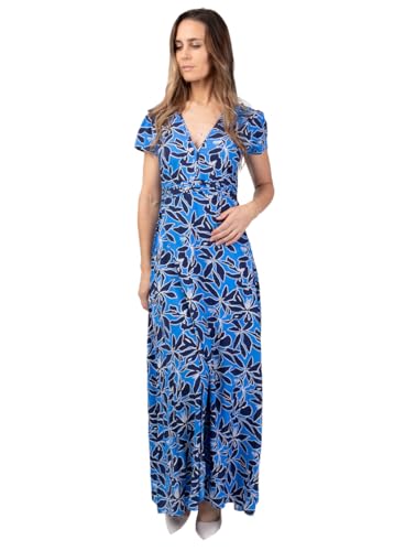 Robe longue cintrée imprimé floral Marbella pour vos soirées d'été