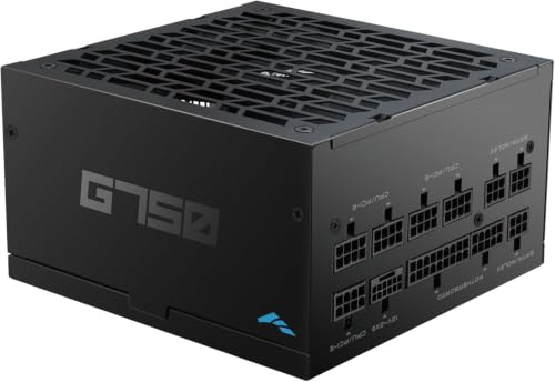 Image of SAMA G750 750W Gold ATX 3.1 PCIe 5.1 Fully Modular Power Supply, Black