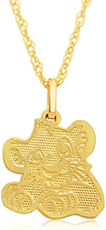 Disney Simba 14k Gold Pendant Necklace, 18"