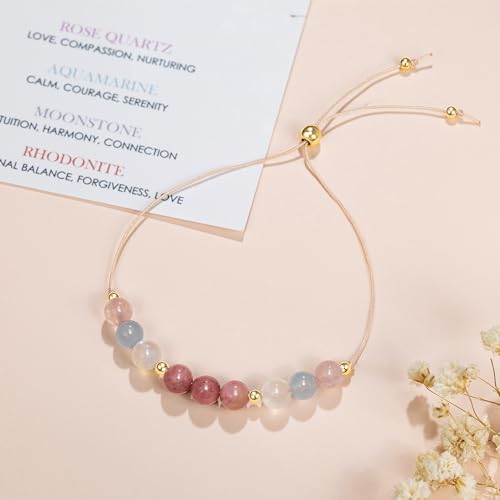 Moonstone Bracelet for Women, Healthy Pregnancy & Spiritual Gift