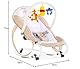 hauck Disney Babywippe mit Spielbogen Bungee Deluxe für Babys ab Geburt bis 9 kg, Verstellbare Rückenlehne, 3-Punkt-Hüftgurt, Tragegriffe, Wippfunktion (Pooh Cuddles)