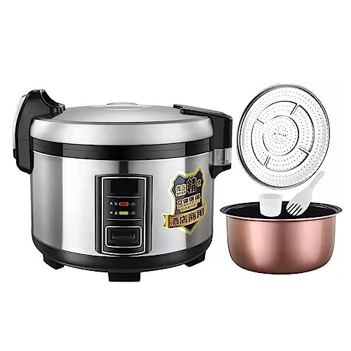 Cuiseur à Riz Professionnel 15 L - Grande capacité, antiadhésif, mijoteuse pour Restaurants, cantines et écoles - Cuve intérieure épaisse, 25 L,25L