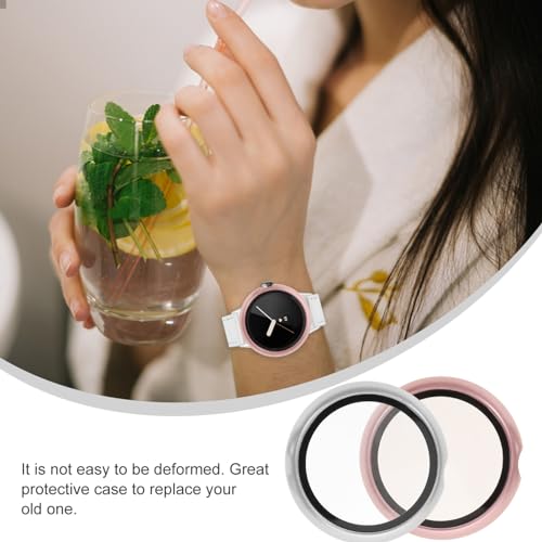 CHILDWEET 2pcs Watch Integrated Case Watch Case Anti-shocking Watch Screen Shell Watch Screen Cover Anti-shocking Watch Cover Watch Protector Detachable Tempered Film Pc Case